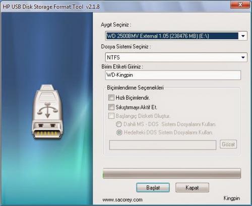 HP USB Disk Storage Format Tool 2.18
