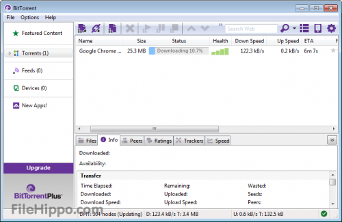 BitTorrent 7.0 - Descargar 7.0