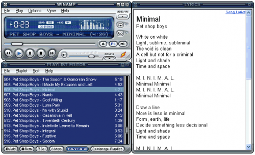 Lyrics Plugin for Winamp 0.3