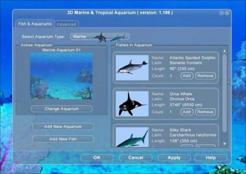 Crawler 3D Marine Aquarium 1.198
